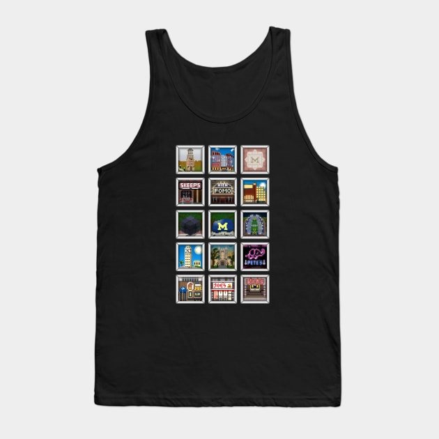 "The Michigan Collection" - VERTICAL Tank Top by Little Landmarks